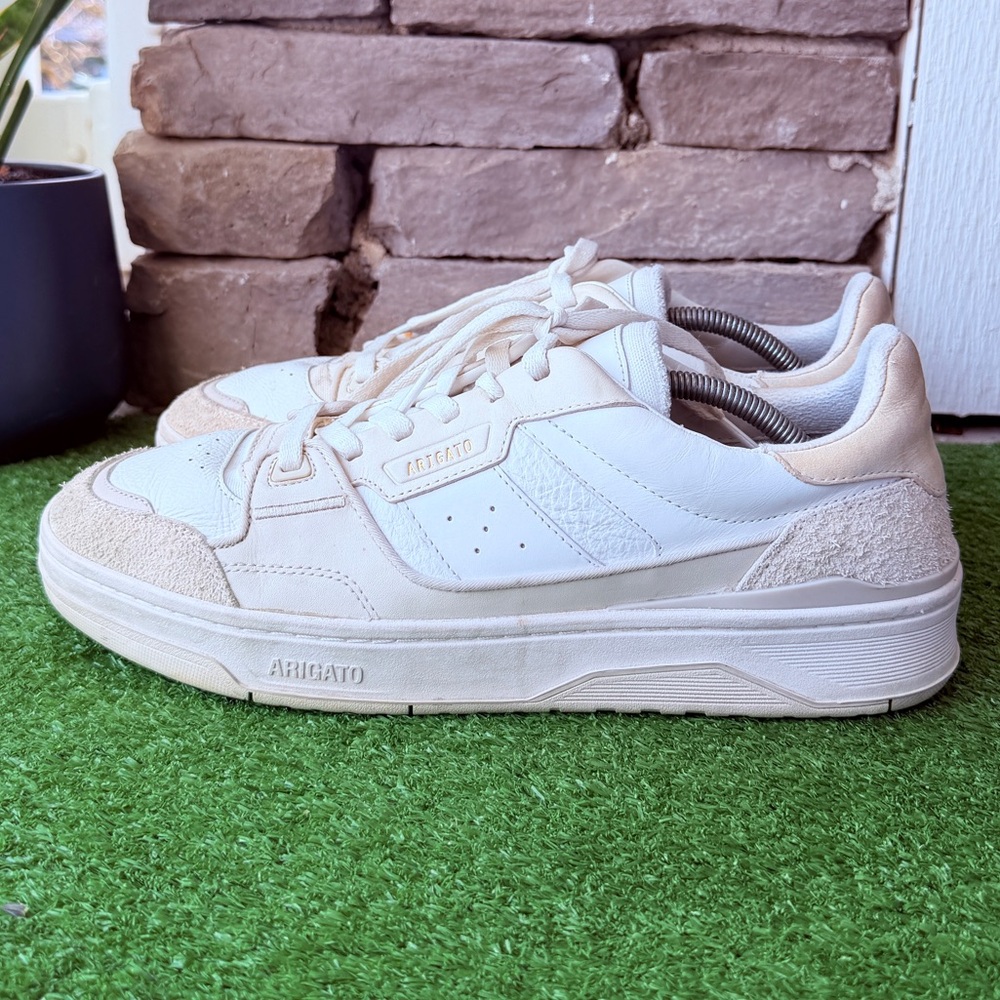 Axel Arigato Clay White Leather Mens Sneaker